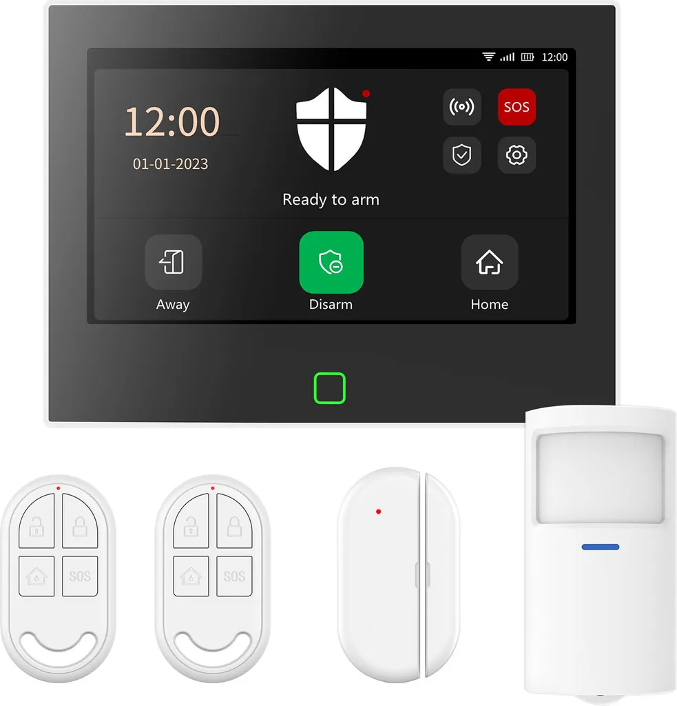Alarme Maison sans fil BOT Smart AS1 - WiFi + 4G avec Application