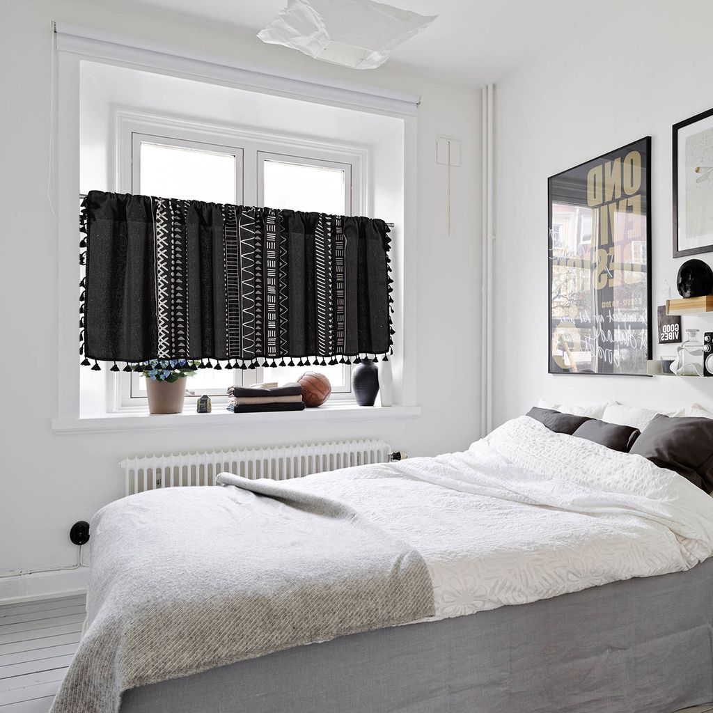 LINFKY 2 Pezzi Tende per Interni Voile in Lino Tende Semitrasparenti per Finestra Moderne con Tasca per Asta Tende Leggera per Soggiorno e Camera da Letto (Avorio, 132x213cm