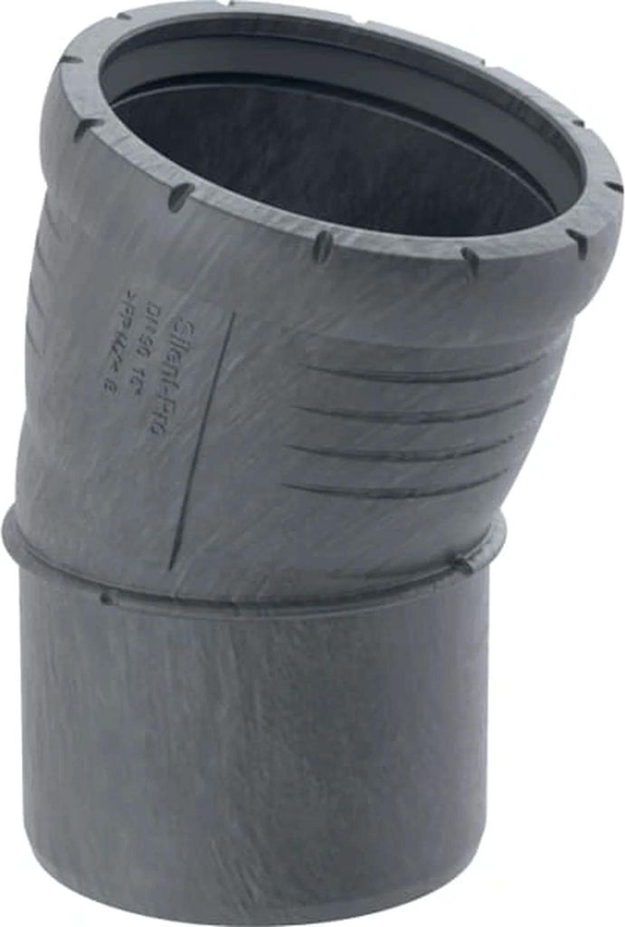 Geberit GE Silent-Pro, Bogen, 15 Grad, d125mm, 1 Stk.