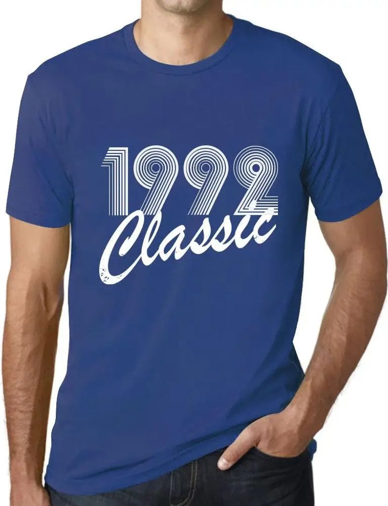 Herren Grafik T-Shirt Klassiker 1992 – Classic 1992 – Geschenk 32. Geburtstag Jahrestag 32 Jahre Jubiläum 32 Jährige Mann Jahrgang 1992 Kurzarm