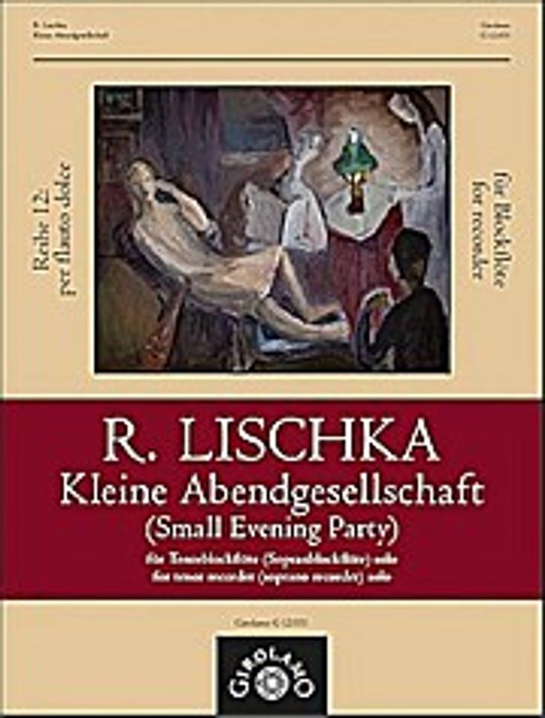 Kleine Abendgesellschaft :für Tenorblockflöte (im Wechsel mit Sopranblockflöte)