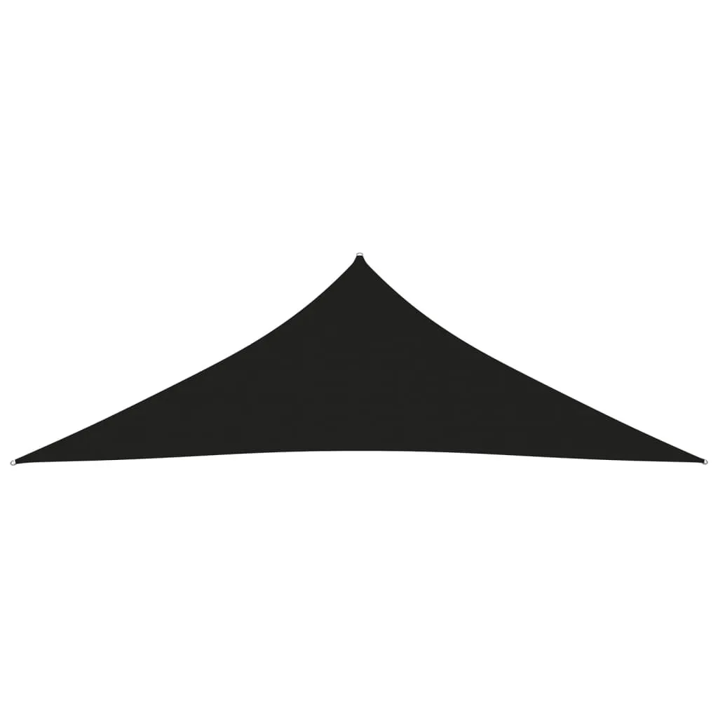 Tenda da sole in tessuto Oxford Triangolare 2,5x2,5x3,5 m Nero