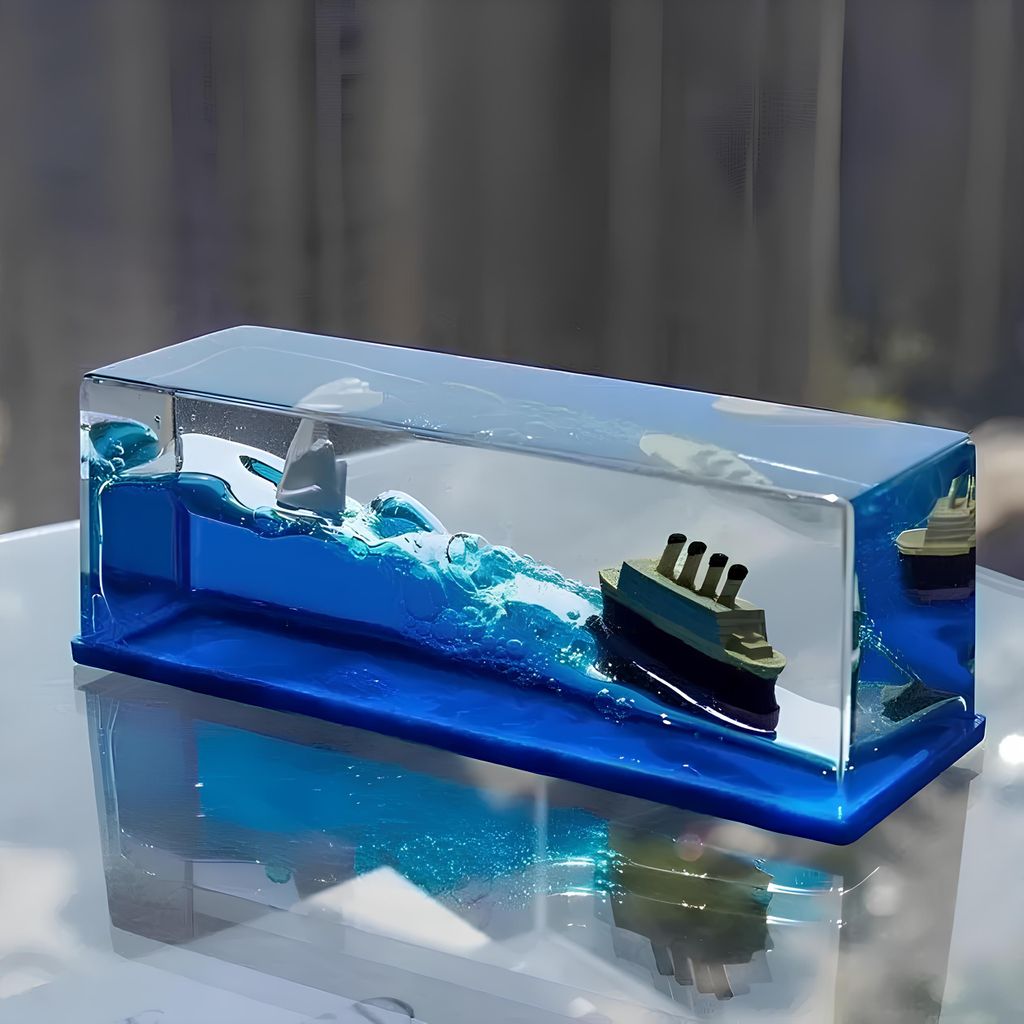 Hračka protistresová Nepotopitelná loď Titanic 145x50x52 mm Obrázek produktu 