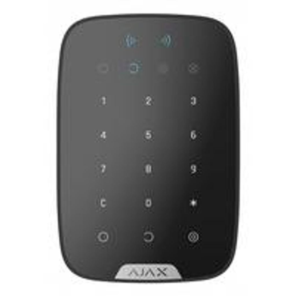 Ajax KeyPad Plus Bedienfeld mit RFID, Schwarz (HAN 38252)