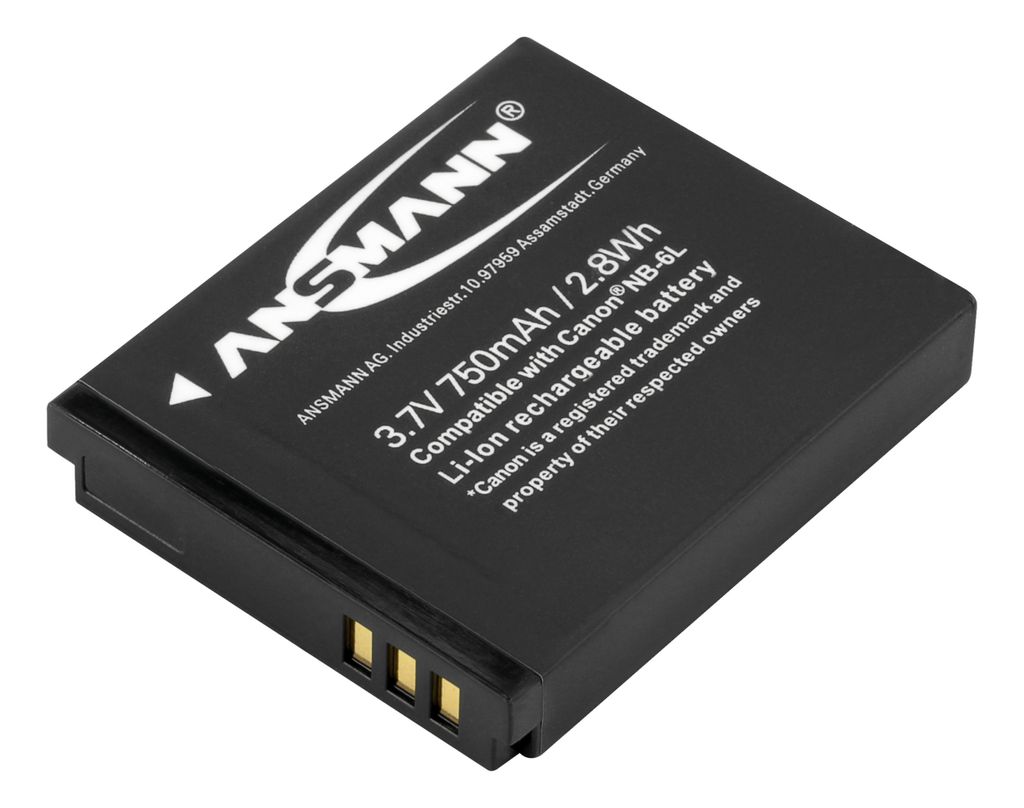 ANSMANN Li-Ion Akku A-Can NP 6L 3,7V Typ 750 mAh, Produktbild 