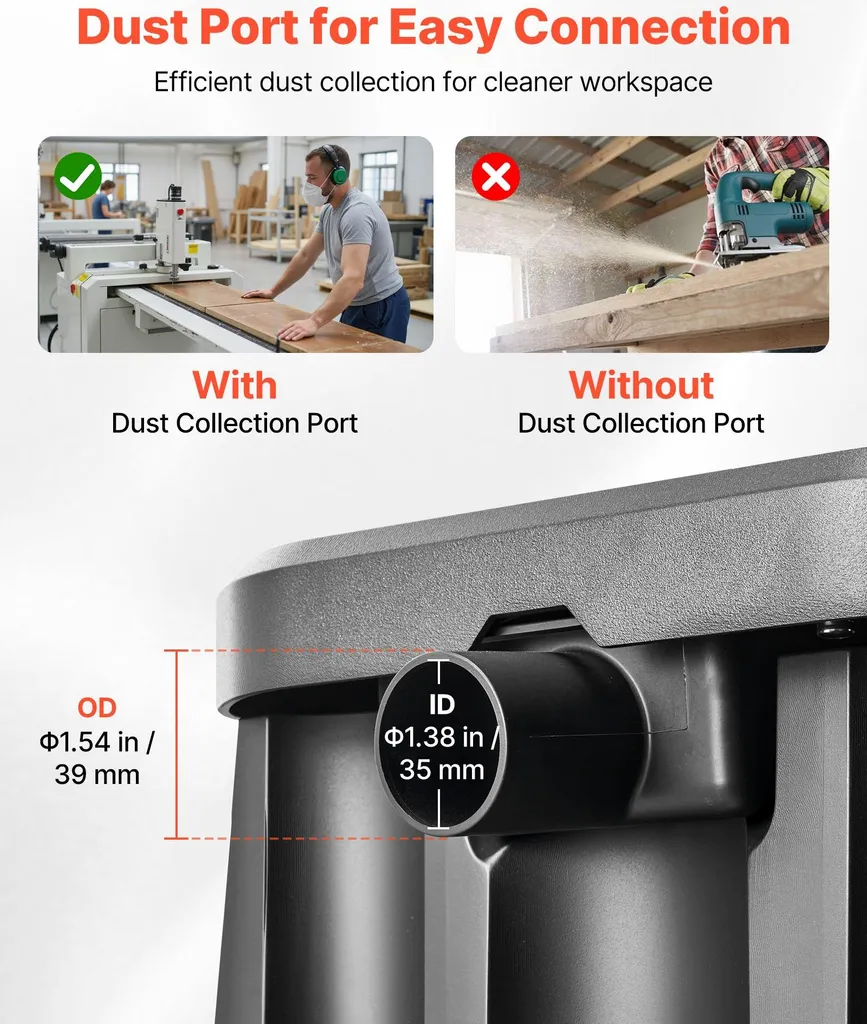 Ponceuse stationnaire à broche oscillante pour le travail du bois - 6