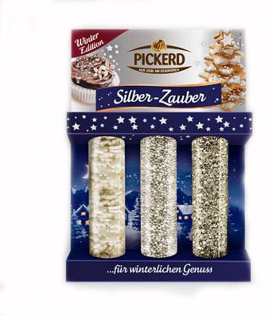Pickerd Silver Magic Zestaw 3 posypek dekoracyjnych z Zdjęcie produktu 