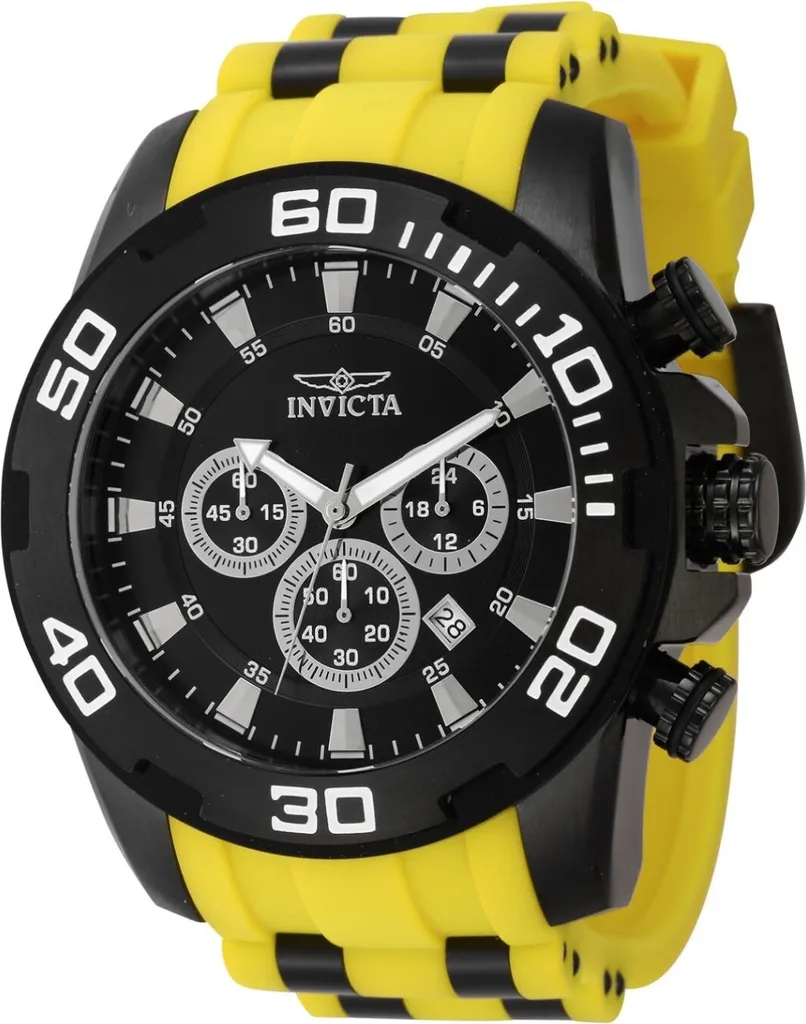 Invicta Pro Diver - SCUBA 44548 Orologio da Uomo - Impermeabile - Analogico - Movimento Quarzo - acciaio inossidabile con quadrante nero - 50mm
