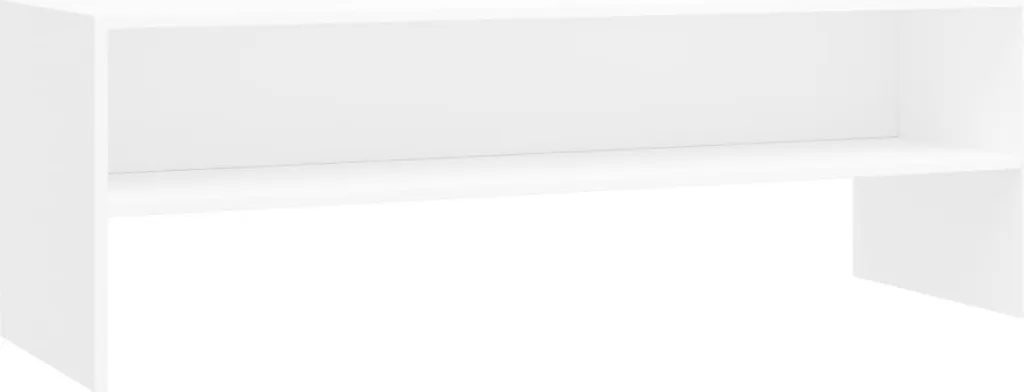 Mobile Porta TV Bianco 120x40x40 cm in Legno - Robusto e Classico