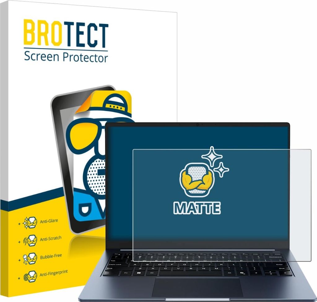BROTECT Schutzfolie für Chuwi CoreBook Air 14" Displayschutz Displayschutzfolie Folie Matt Entspiegelungsfolie