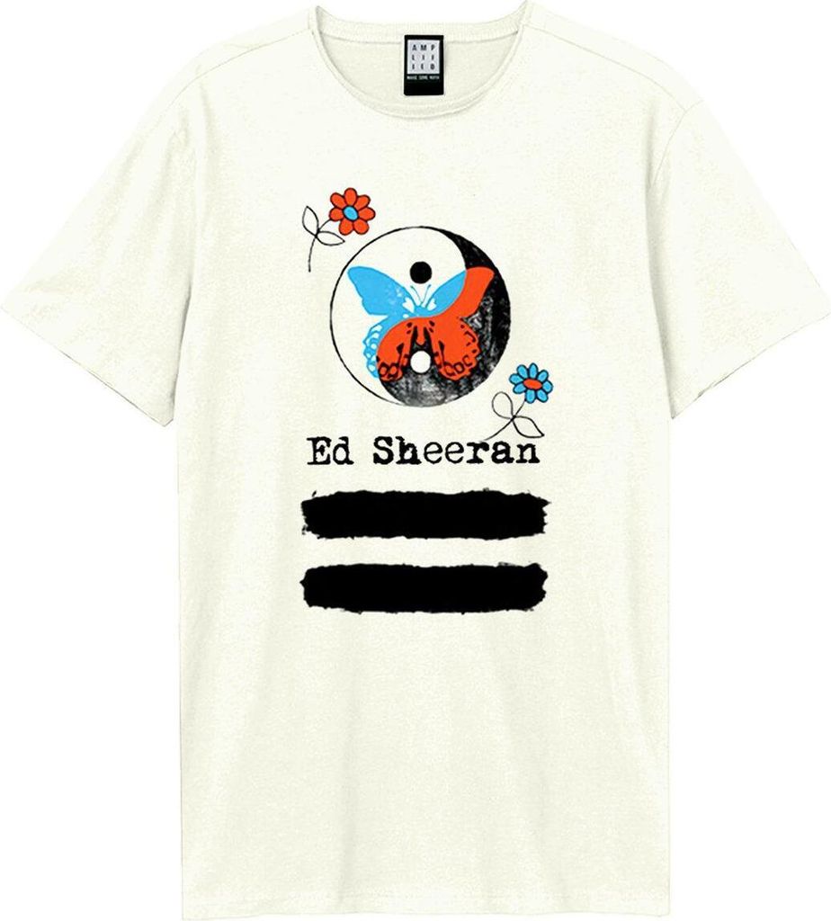 Amplified - "Yin Yang" T-Shirt für Herren/Damen Uni GD1088 (M) (Altweiß)