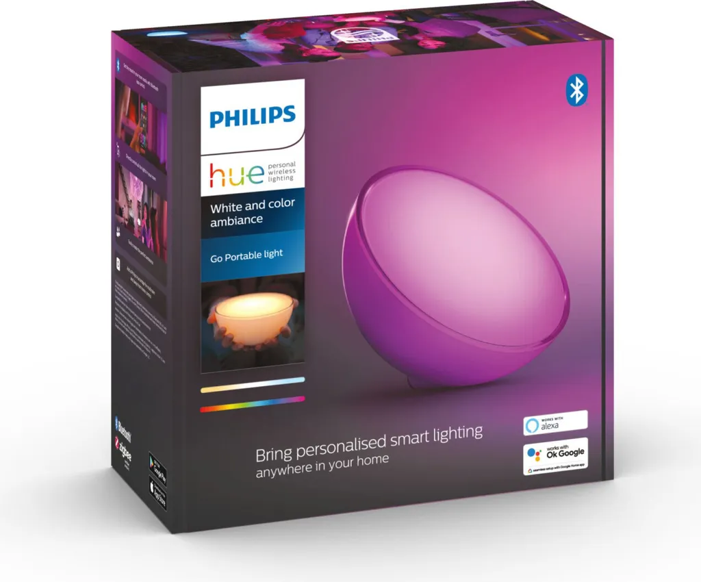 Philips Hue Go White Lampe Connectée Portable Bluetooth 6W Nomade - 4