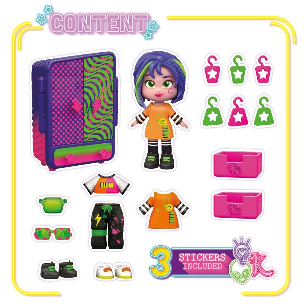 Magic Box Speelgoed, Robin garderobe figuur, meerkleurig, Productafbeelding 