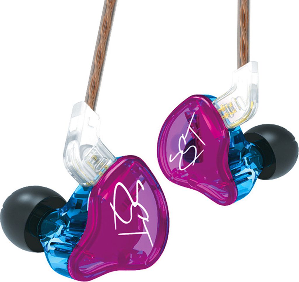 KZ ZST 1BA+1DD Hybrid-Treiber HIFI-Musik-Ohrhoerer 3,5 mm kabelgebundener In-Ear-Kopfhoerer Sportspiel-Headset mit abnehmbarem Kabel