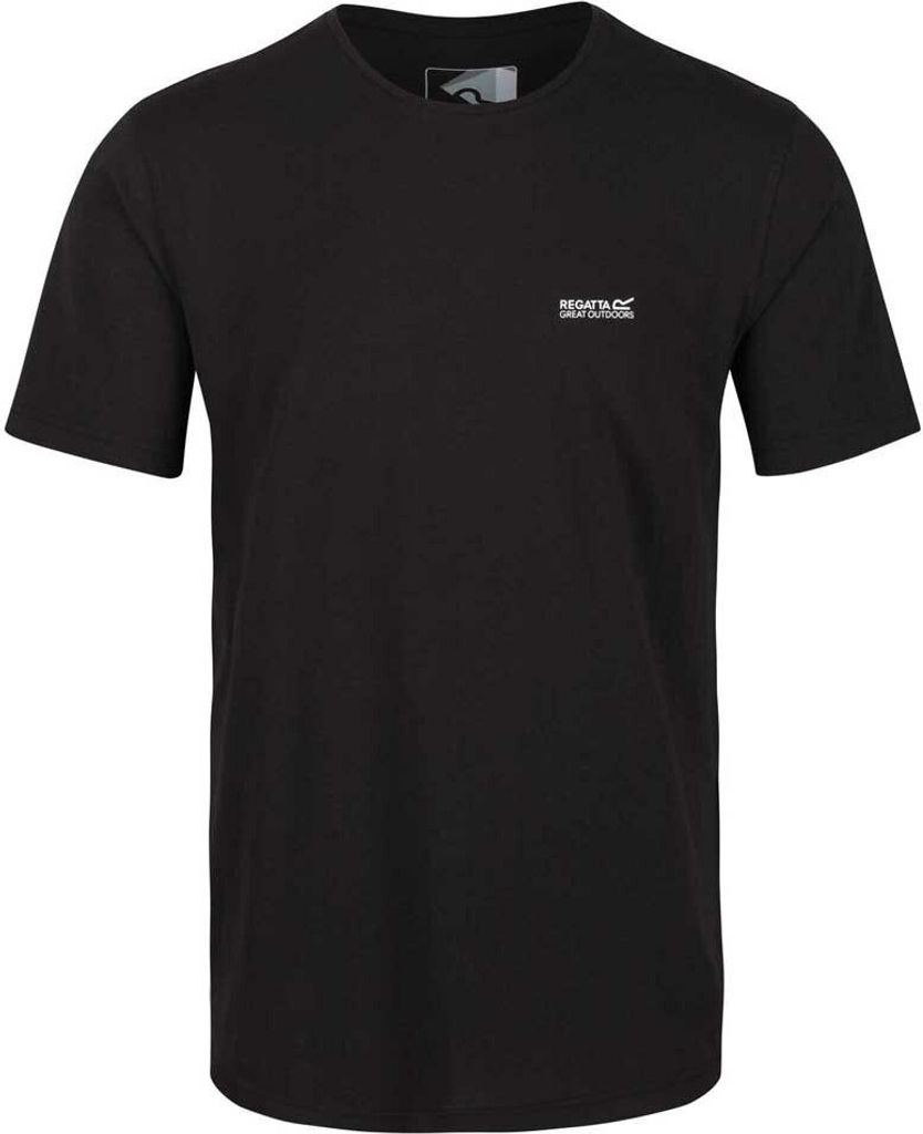 Regatta Tait Kurzarm-t-shirt Schwarz 2XL Mann Schwarz 2XL