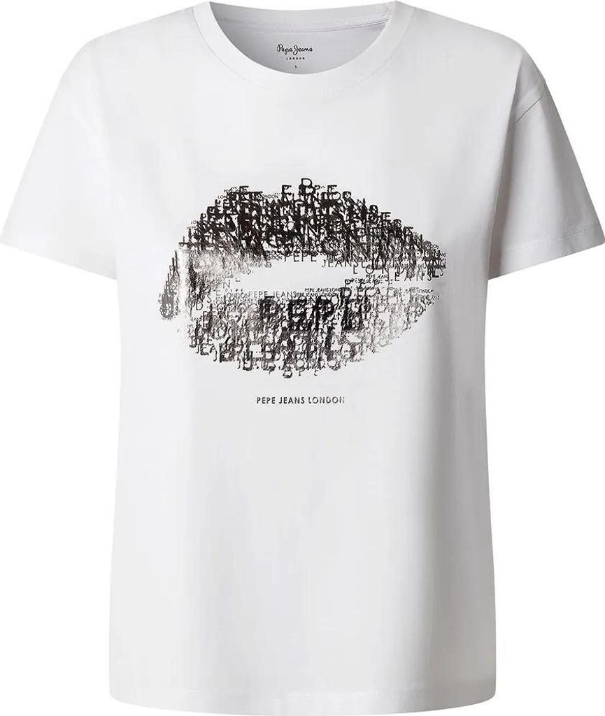 Pepe Jeans Ban Kurzarm-t-shirt Weiß XS Damen Weiß XS