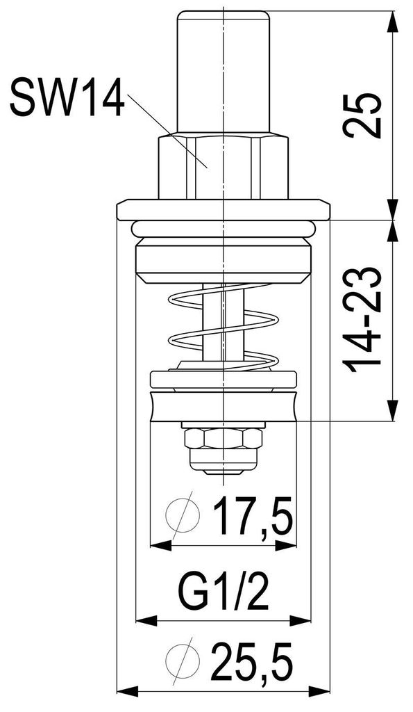 Schlösser Armaturen OBERTEIL F. RUECKSCHLAGVENTIL DN15, Produktbild 