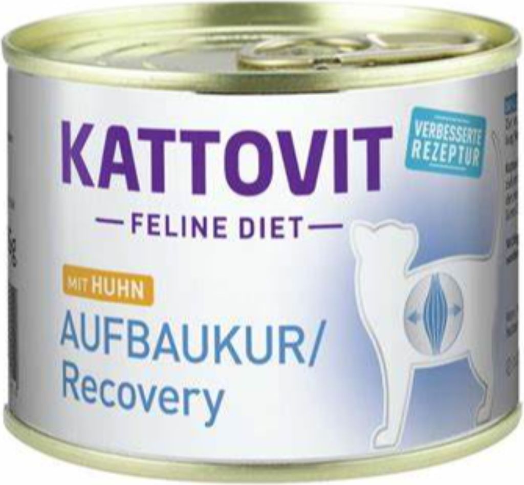 KATTOVIT Feline Diet Aufbaukur Recovery - Nassfutter für Katzen - 185g