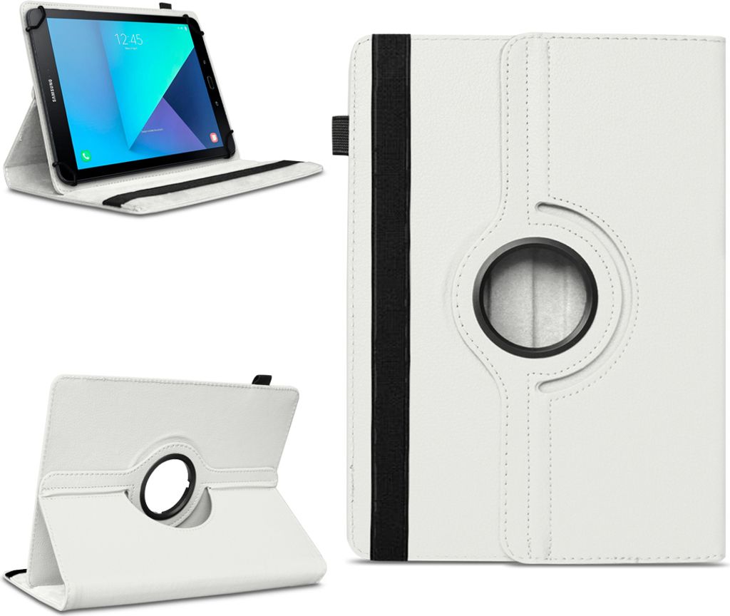 Schutzhülle kompatibel für Samsung Galaxy Tab 4 / 3 10.1 Tablet Hülle Case CoverFarben:Weiss
