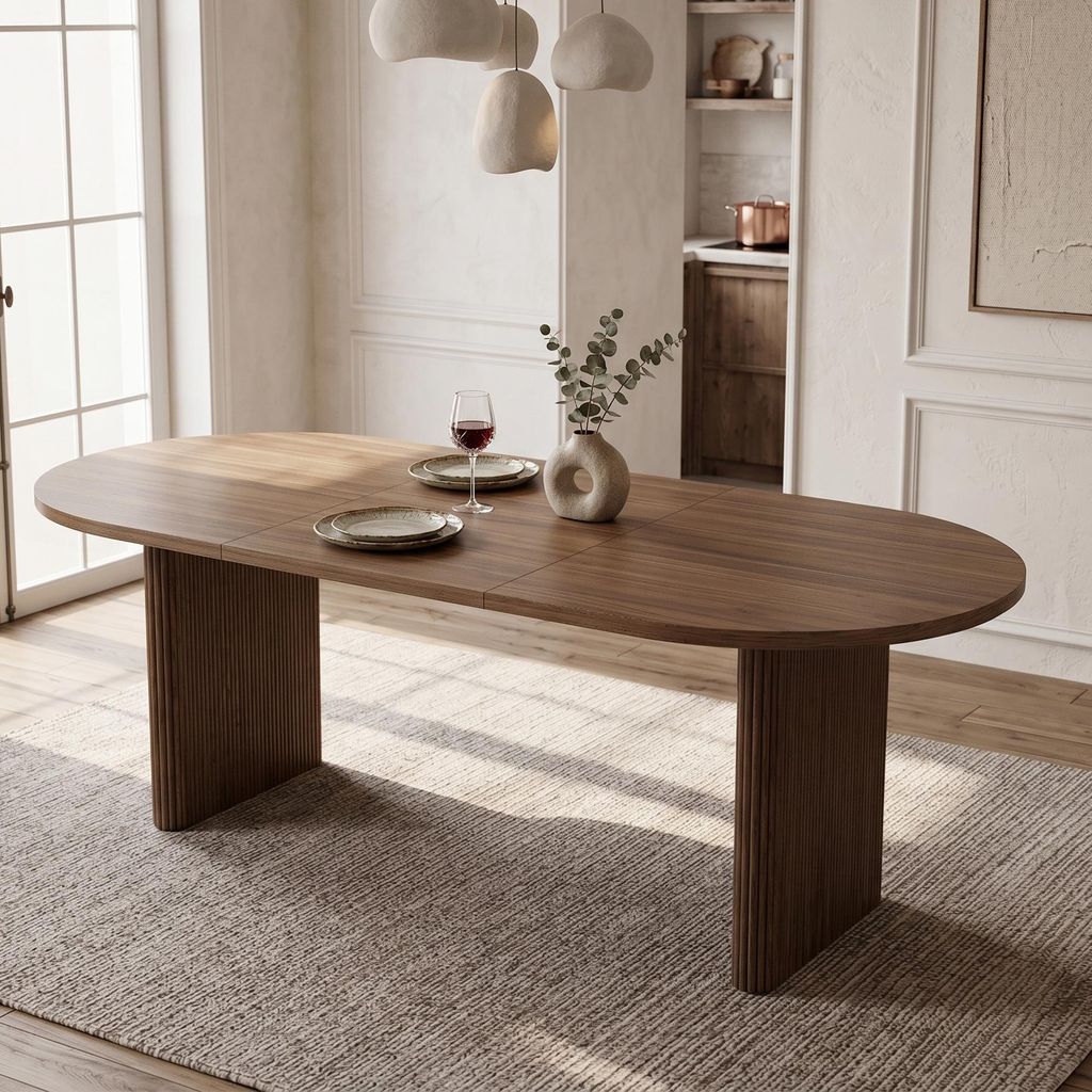 Table extensible d'environ 140–200 x 90 cm, plateau en MDF Image du produit 