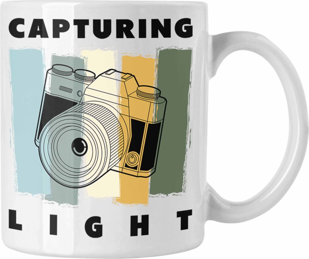 Trendation - Fotograf Tasse Zubehör Fotografie Geschenk Fotografieren Kaffeetasse Geschenkideen Lustige Grafik (Weiß)