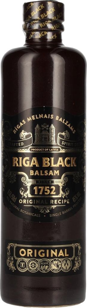 Riga Black Balsam 1752 ORIGINAL Recipe 45% Vol. 0,5 l Produktbild 