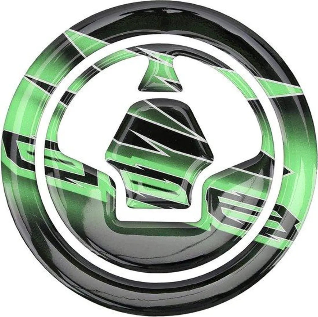 Protection de réservoir Z800 noir et vert autocollant pour Kawasaki