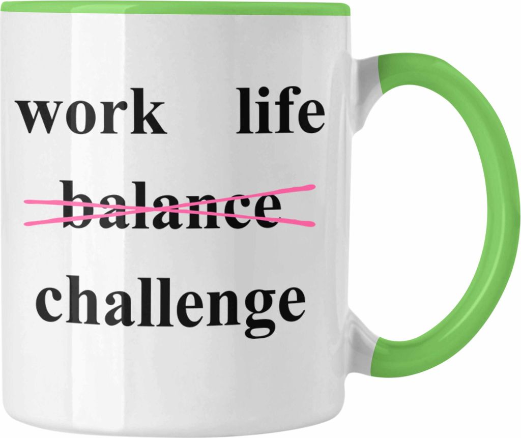 Trendation - Lustige Tasse mit Spruch für Frauen Männer Arbeit Büro Lustig Tassen Becher mit Sprüchen Kollegin Geschenk Sarkasmus Challenge (Gr...