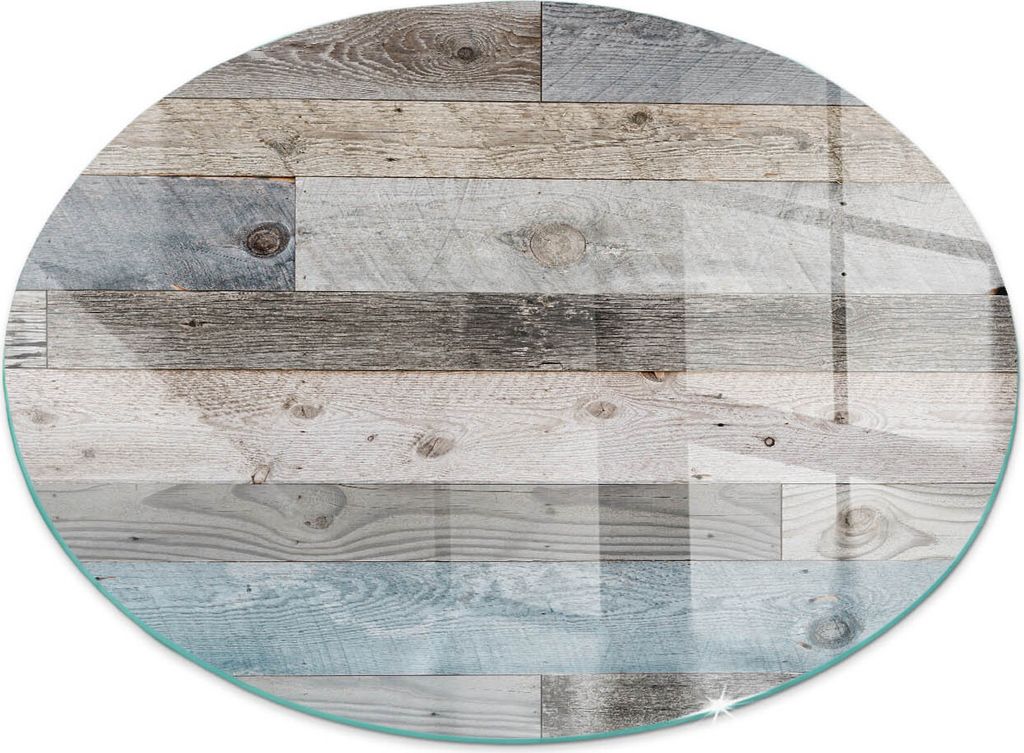 Funkenschutzplatte – Glasbodenplatte für Kaminofen – Kaminunterlage aus Glas – Fi 80 cm – Feuerfeste Ofenbodenplatte – Hitzebeständige ...