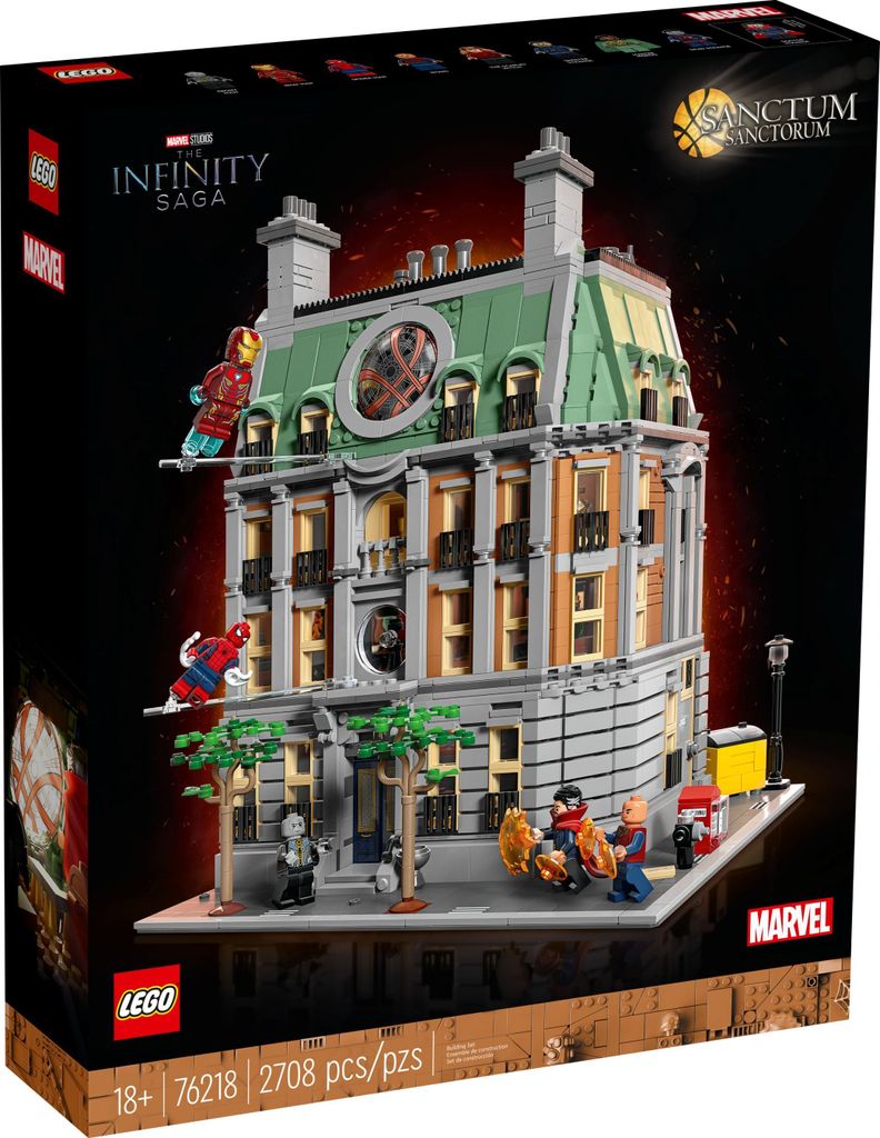 LEGO 76218 Marvel Sanctum Sanctorum, 3-stöckiges Modular Produktbild 