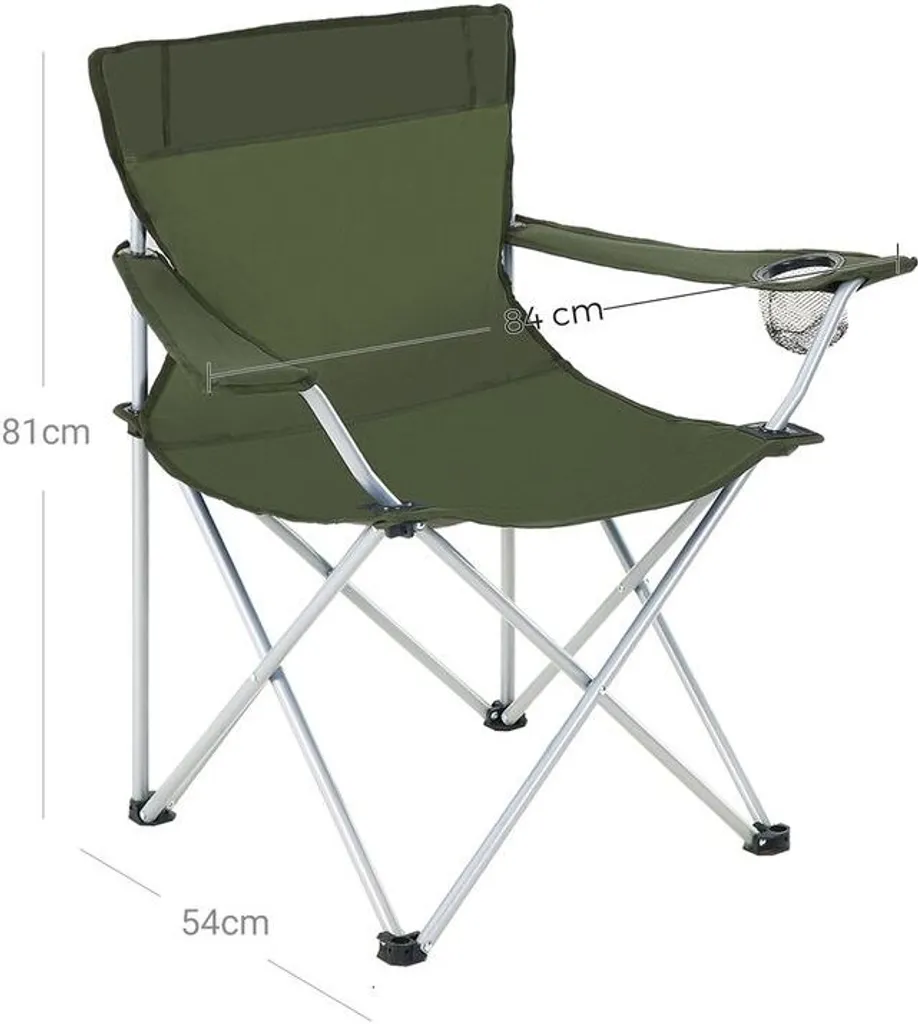 Chaise Pliante de Camping Légère et Résistante Rootz pour Bivouac