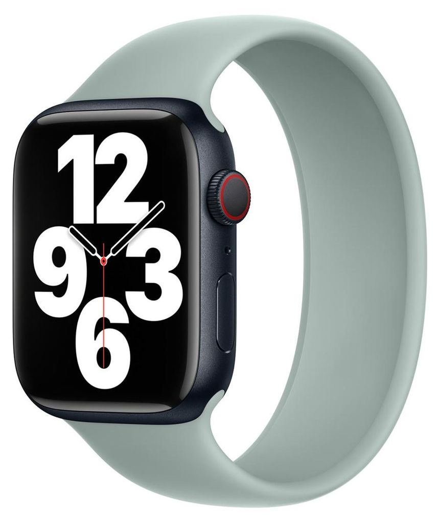 Apple Silikon-Einzelarmband für die Apple Watch | 44/45/46/49 mm – Größe 11 – Succulent