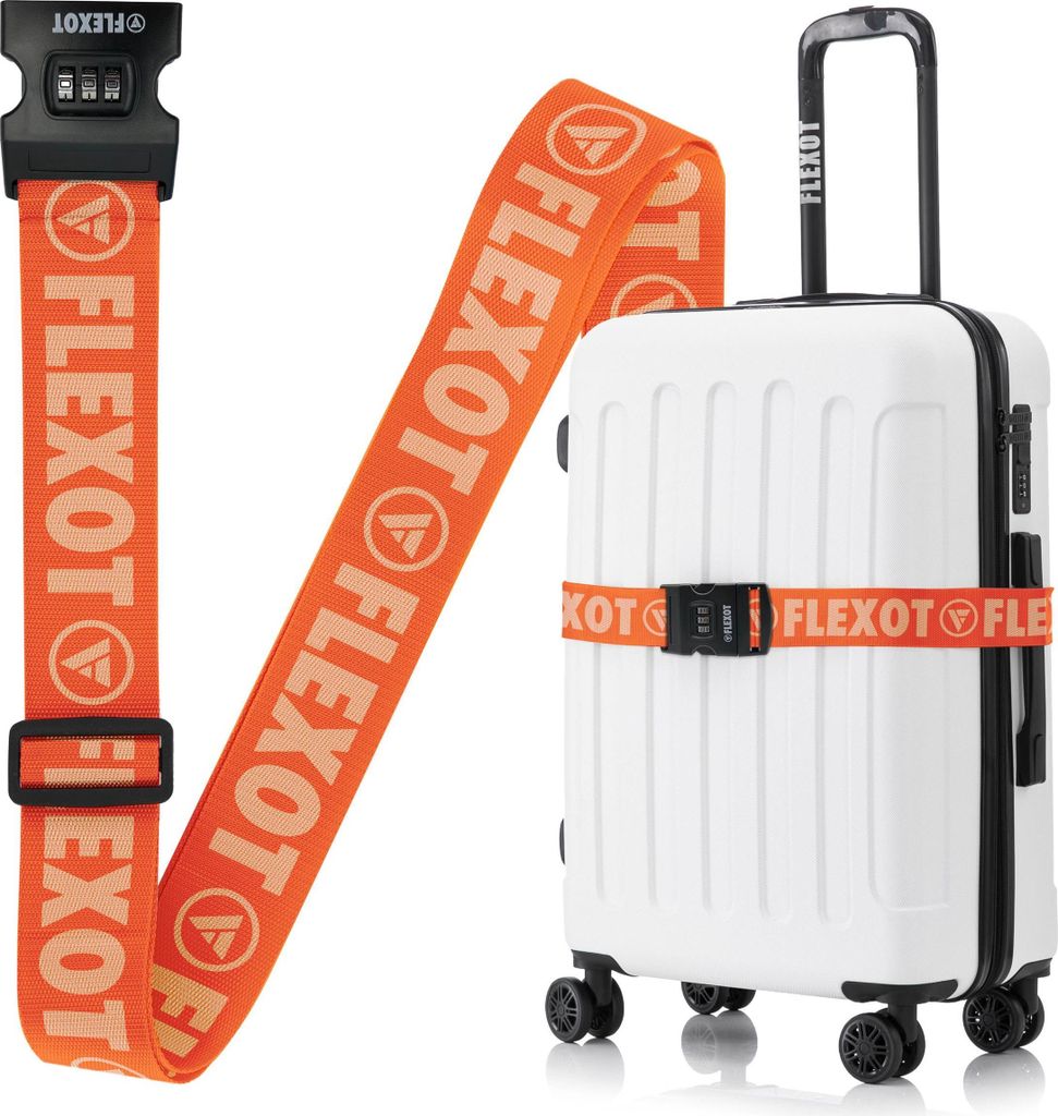 Sangle Flexot® pour valise avec cadenas à combinaison - Image du produit 
