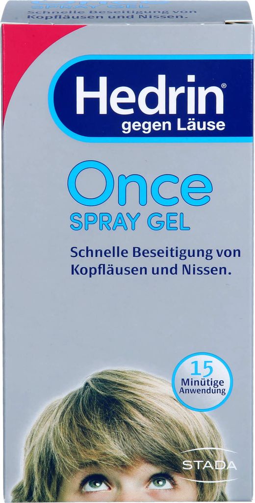Hedrin gegen Läuse Once Spray Gel, 60 ml Lösung Produktbild 