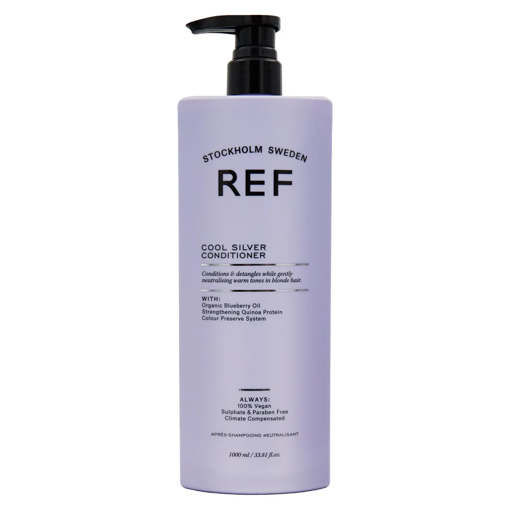 REF Cool Silver Conditioner Soin Démêlant Anti-Reflets Jaunes 1000ml