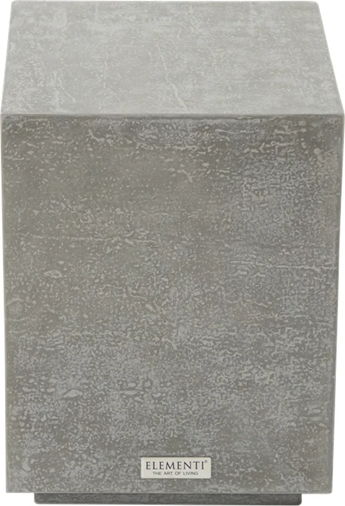 Petite table de chevet en béton TEVERE pour chambre ou salon chic