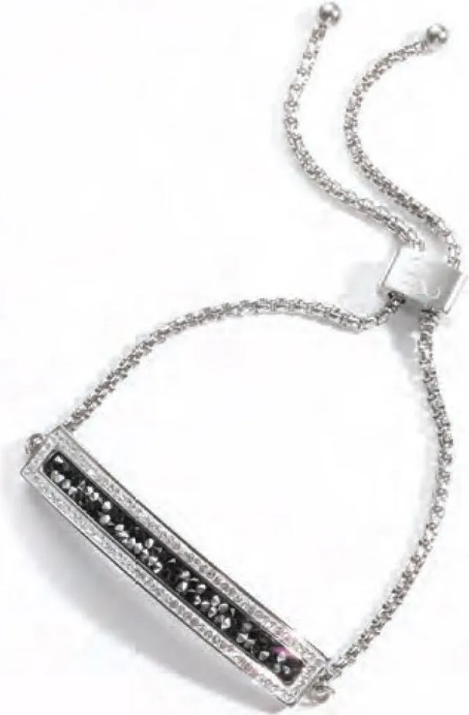 Bracciale Victoria Pietre Black & White Argento - Must-Have Stagione