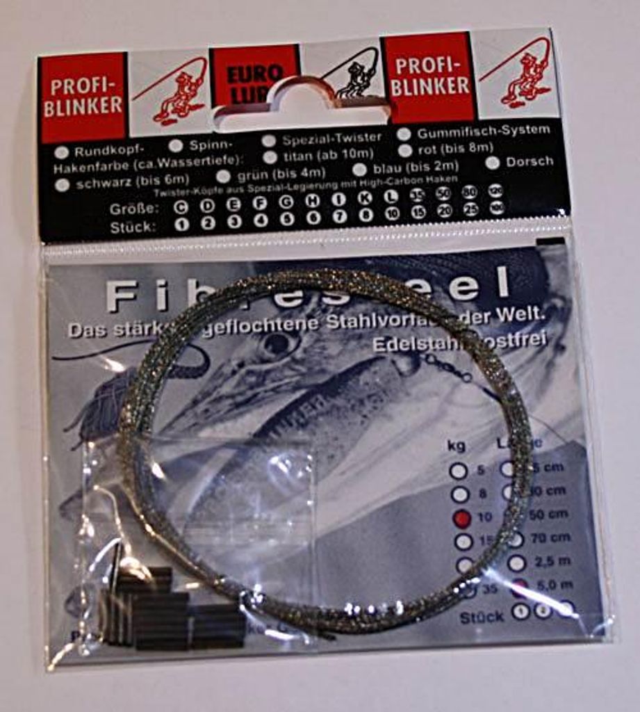 Profi Blinker Fibresteel 15kg, 5m Edelstahl
