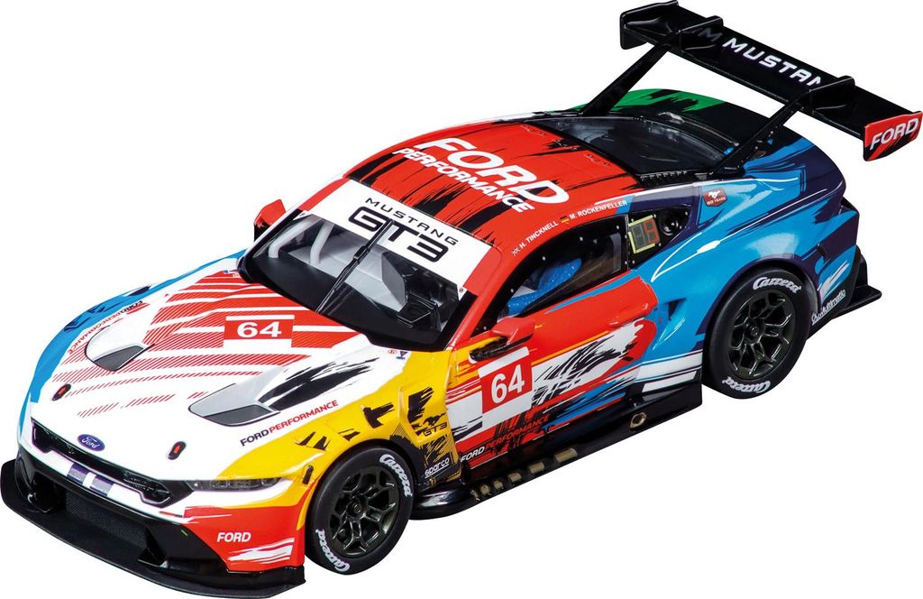 Carrera Ford Mustang GT3 Rennwagen digital 1:32 mit Beleuchtung