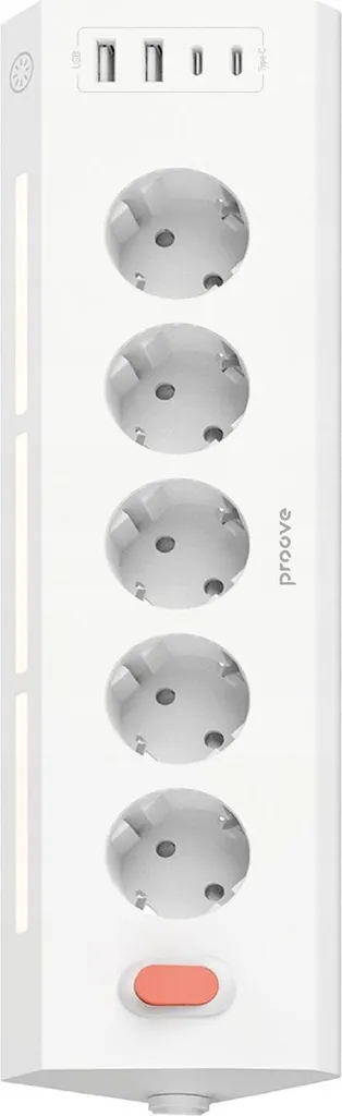 Multipresa 5 Prese AC PRISM SOCKET 4 USB C Protezione Sovratensione