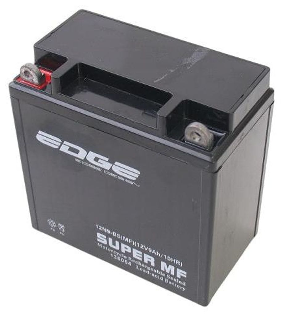 Edge Batterie 12N9-BS Piaggio Vespa Gilera (MF) YB9B (mit Immagine del prodotto 