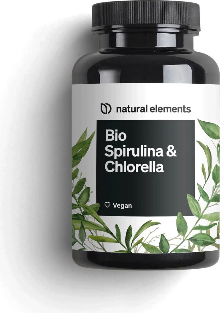 NATURAL ELEMENTS Spirulina & Chlorella Tabletten