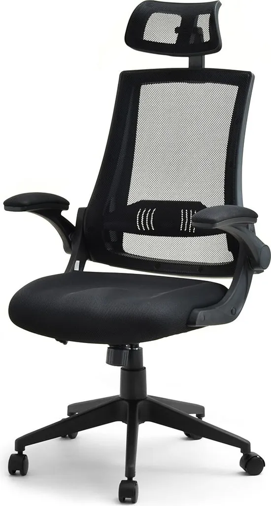Fauteuil de bureau pivotant SHANA noir - Siège design pour intérieur