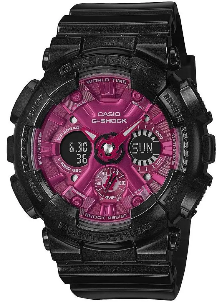 Accessoire Sport et Mode Femme : Montre Casio G-SHOCK GMA-S120RB-1AER