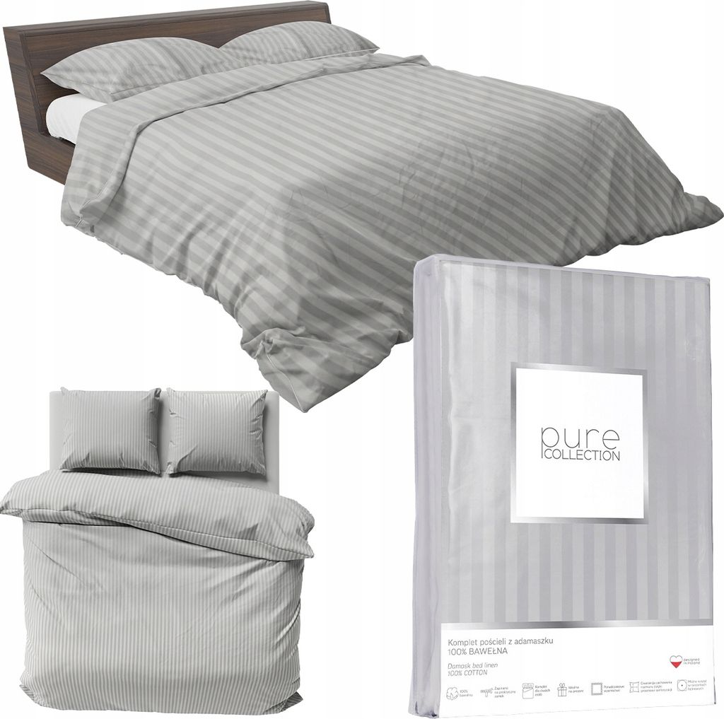 Deco4Home Satin-Bettwäsche | 220x200 cm | Baumwolle | Produktbild 