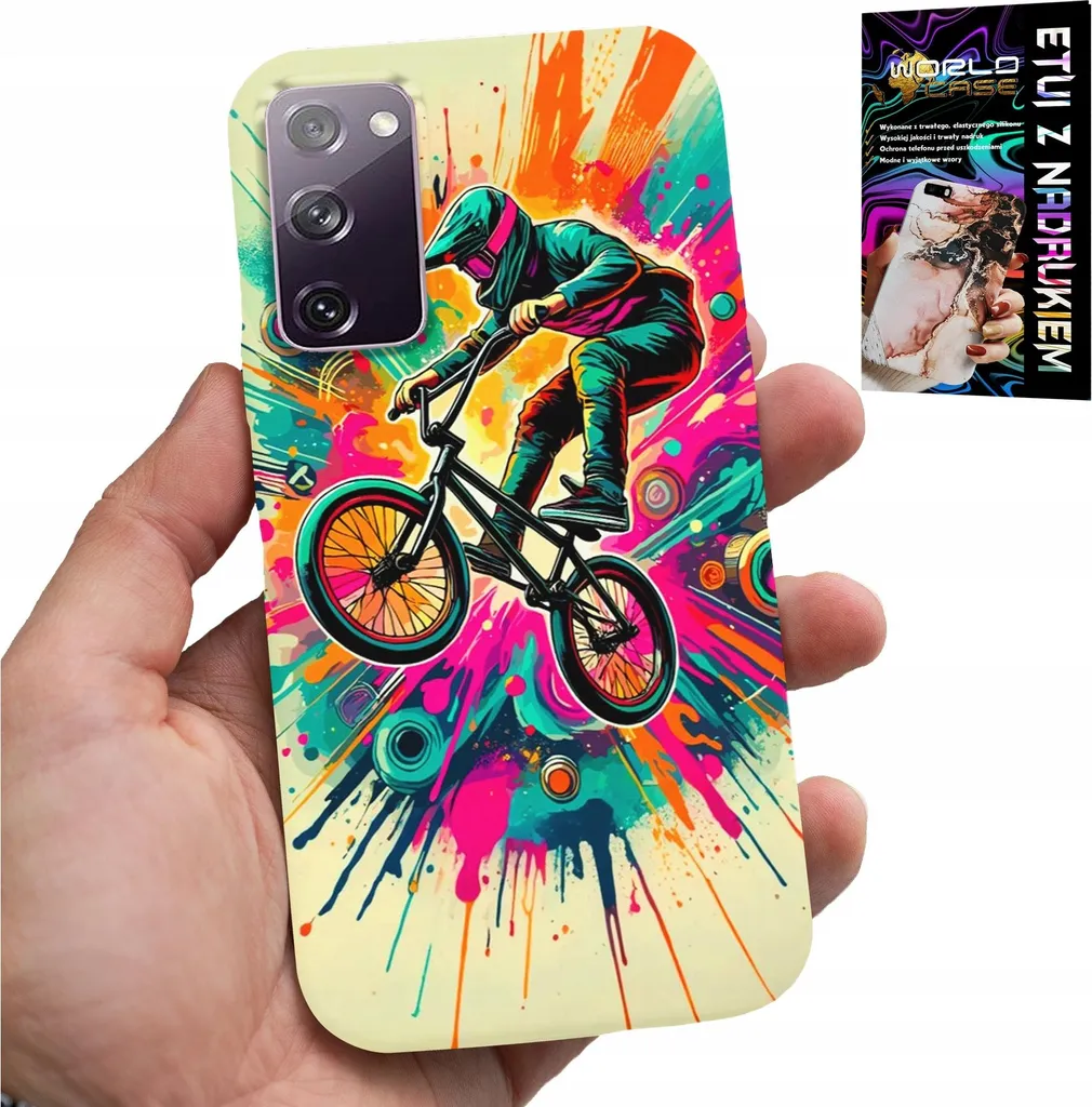 Custodia BMX Stunt Samsung S20 FE + Vetro Temperato - Design Sportivo