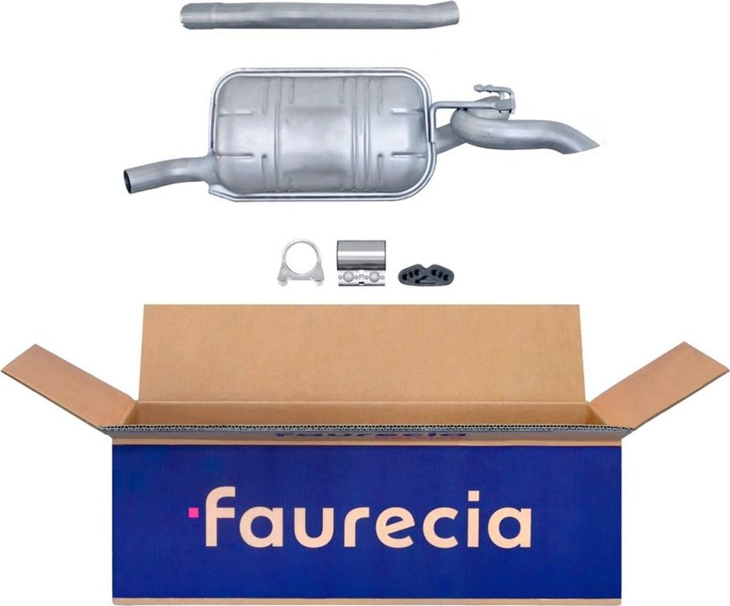 Endschalldämpfer FAURECIA Aftermarket-Expertise für u.a. FIAT PUNTO