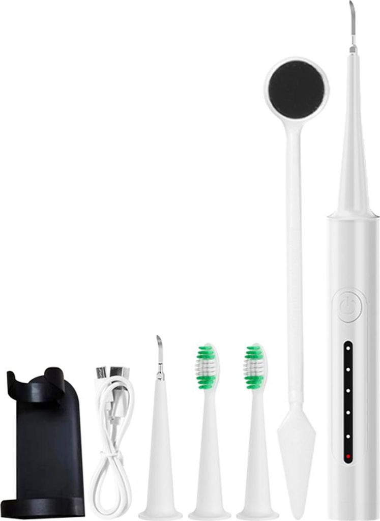 INF Elektrische Zahnbürste mit Wandhalterung Weiß