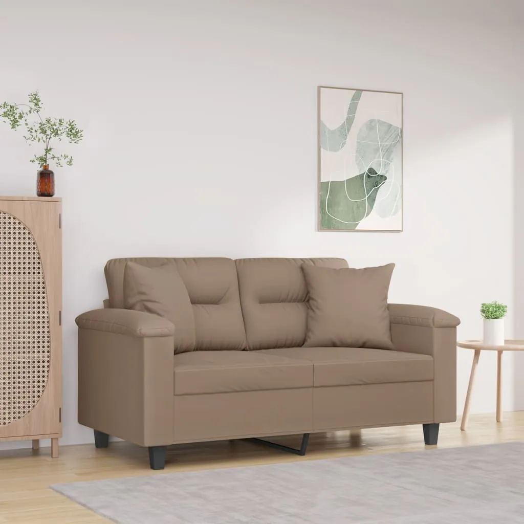 Améliorez le Confort de votre Canapé avec ces 2 Coussins Taupe 40x40 cm