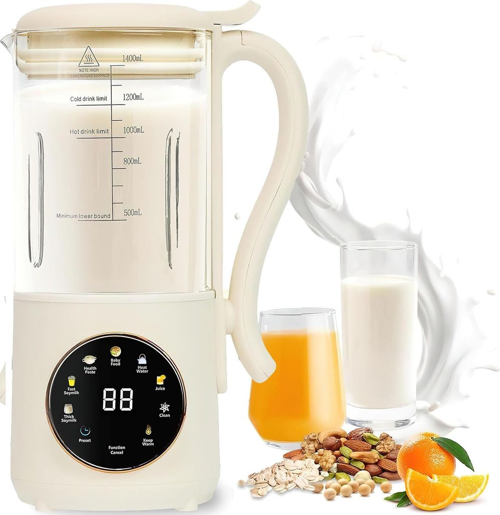 FORSMANO odšťavovač na rastlinné nápoj, 1400 ml, 12 nožov, Obrázok produktu 